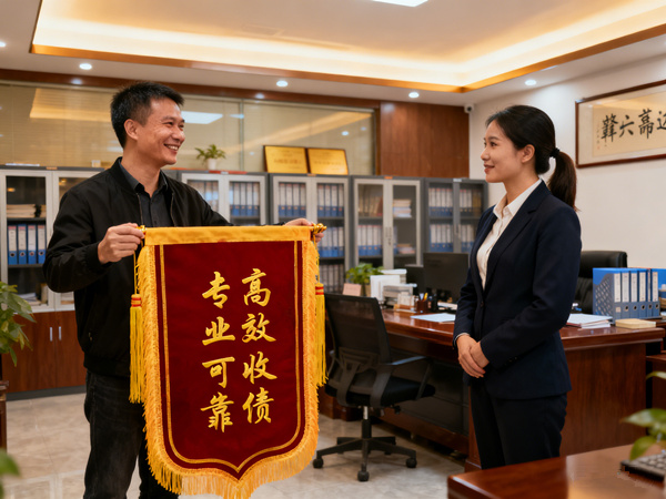 恭喜河源肖先生追回欠款